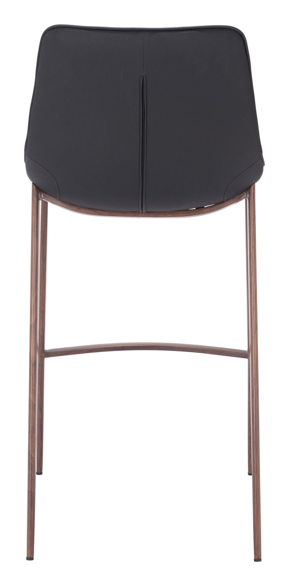Magnus Barstool (Set of 2) Black & Walnut - Cozy Roots Decor