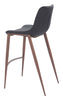 Magnus Barstool (Set of 2) Black & Walnut - Cozy Roots Decor