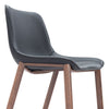 Magnus Barstool (Set of 2) Black & Walnut - Cozy Roots Decor