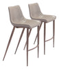 Magnus Barstool (Set of 2) Brown & Walnut - Cozy Roots Decor