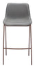 Magnus Barstool (Set of 2) Slate Gray & Walnut - Cozy Roots Decor