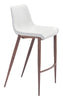 Magnus Barstool (Set of 2) White & Walnut - Cozy Roots Decor
