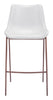 Magnus Barstool (Set of 2) White & Walnut - Cozy Roots Decor