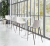 Magnus Barstool (Set of 2) White & Walnut - Cozy Roots Decor