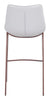 Magnus Barstool (Set of 2) White & Walnut - Cozy Roots Decor