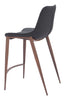 Magnus Counter Stool (Set of 2) Black & Walnut - Cozy Roots Decor