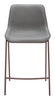 Magnus Counter Stool (Set of 2) Slate Gray & Walnut - Cozy Roots Decor