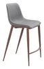 Magnus Counter Stool (Set of 2) Slate Gray & Walnut - Cozy Roots Decor