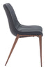 Magnus Dining Chair (Set of 2) Black & Walnut - Cozy Roots Decor