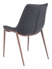 Magnus Dining Chair (Set of 2) Black & Walnut - Cozy Roots Decor