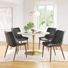 Magnus Dining Chair (Set of 2) Black & Walnut - Cozy Roots Decor