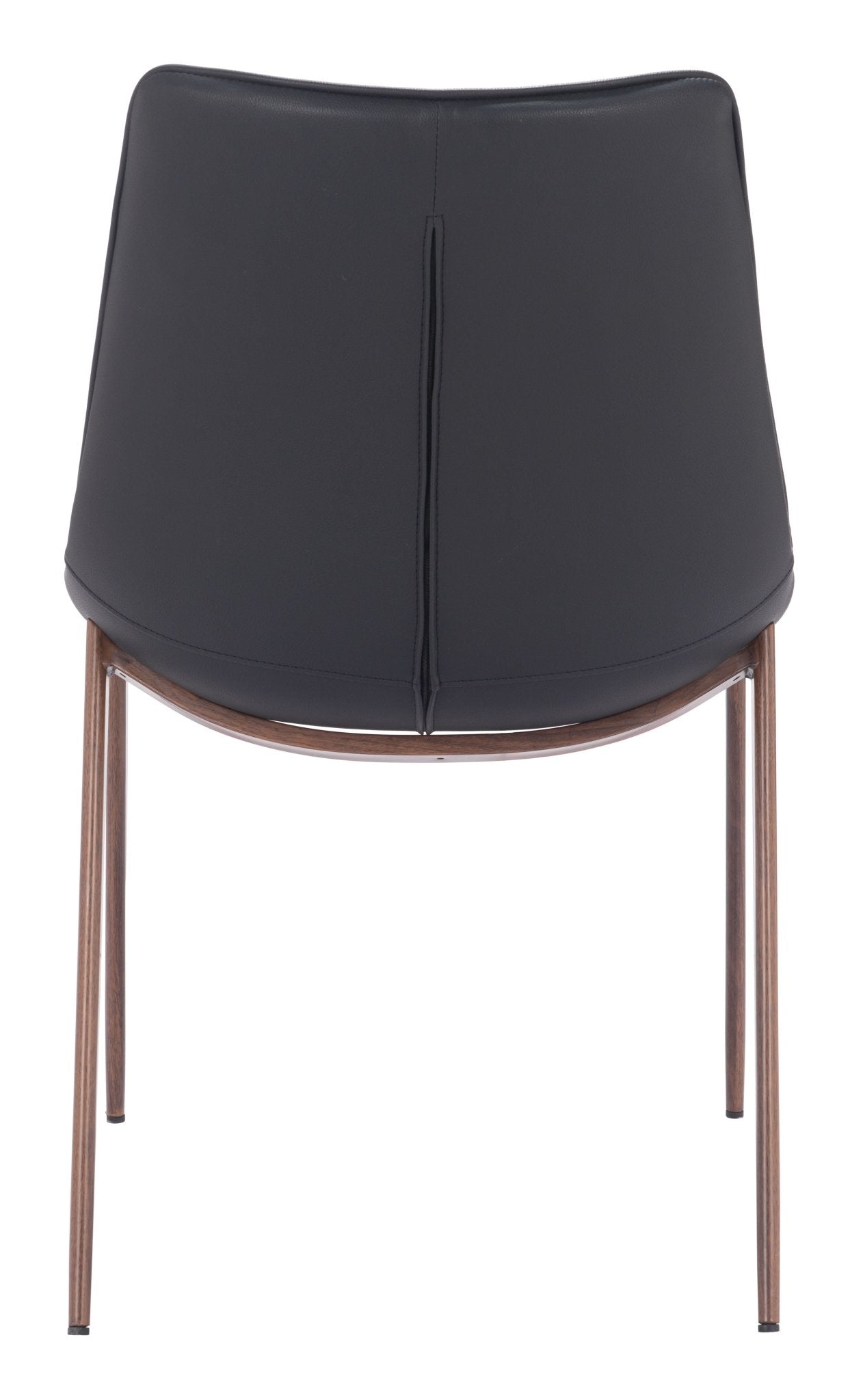 Magnus Dining Chair (Set of 2) Black & Walnut - Cozy Roots Decor