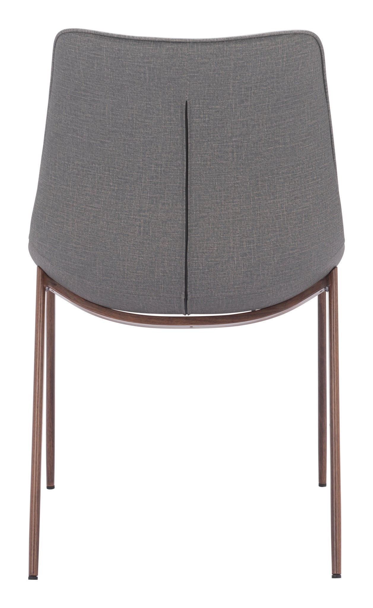 Magnus Dining Chair (Set of 2) Slate Gray & Walnut - Cozy Roots Decor