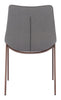 Magnus Dining Chair (Set of 2) Slate Gray & Walnut - Cozy Roots Decor
