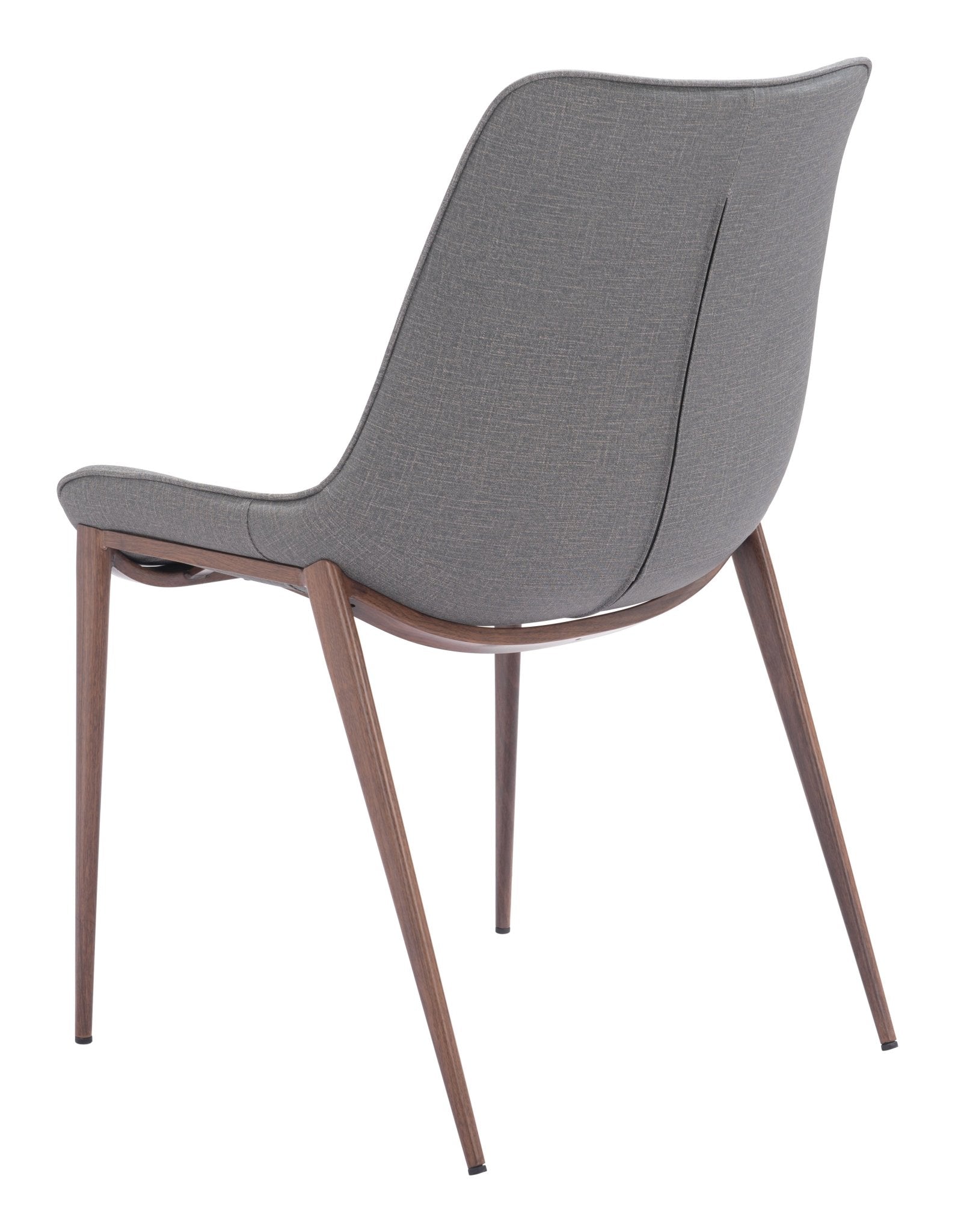 Magnus Dining Chair (Set of 2) Slate Gray & Walnut - Cozy Roots Decor