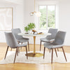 Magnus Dining Chair (Set of 2) Slate Gray & Walnut - Cozy Roots Decor