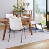 Magnus Dining Chair (Set of 2) White & Walnut - Cozy Roots Decor