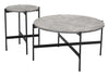Malo Coffee Table Set (2 - Piece) Gray & Black - Cozy Roots Decor
