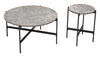 Malo Coffee Table Set (2 - Piece) Gray & Black - Cozy Roots Decor