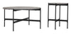 Malo Coffee Table Set (2 - Piece) Gray & Black - Cozy Roots Decor