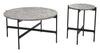 Malo Coffee Table Set (2 - Piece) Gray & Black - Cozy Roots Decor