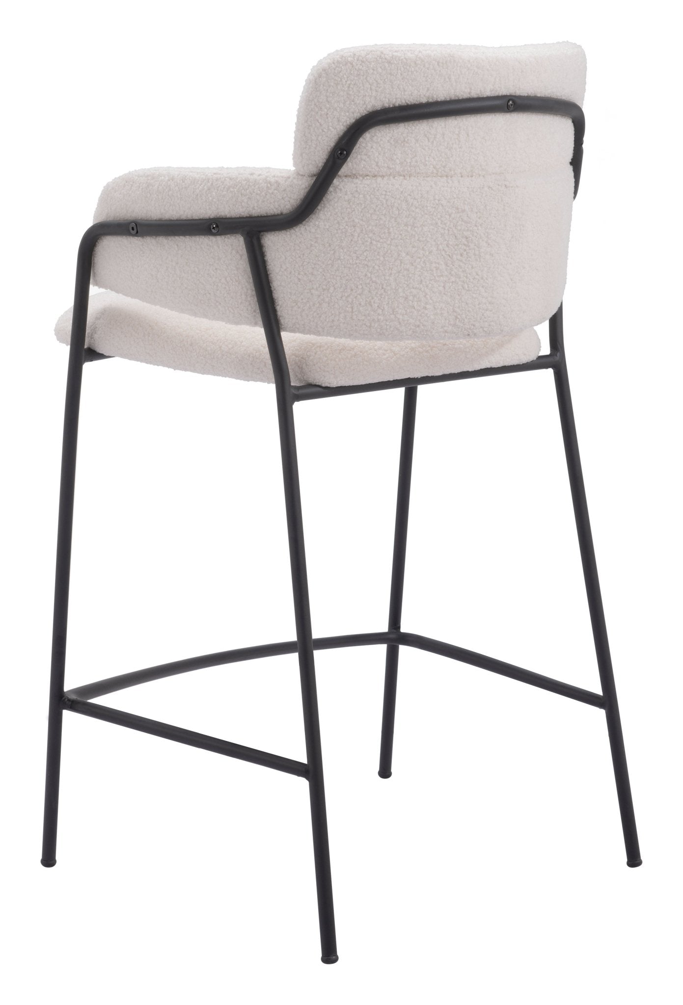 Marcel Counter Stool (Set of 2) Cream - Cozy Roots Decor