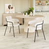 Marcel Dining Chair (Set of 2) Cream - Cozy Roots Decor