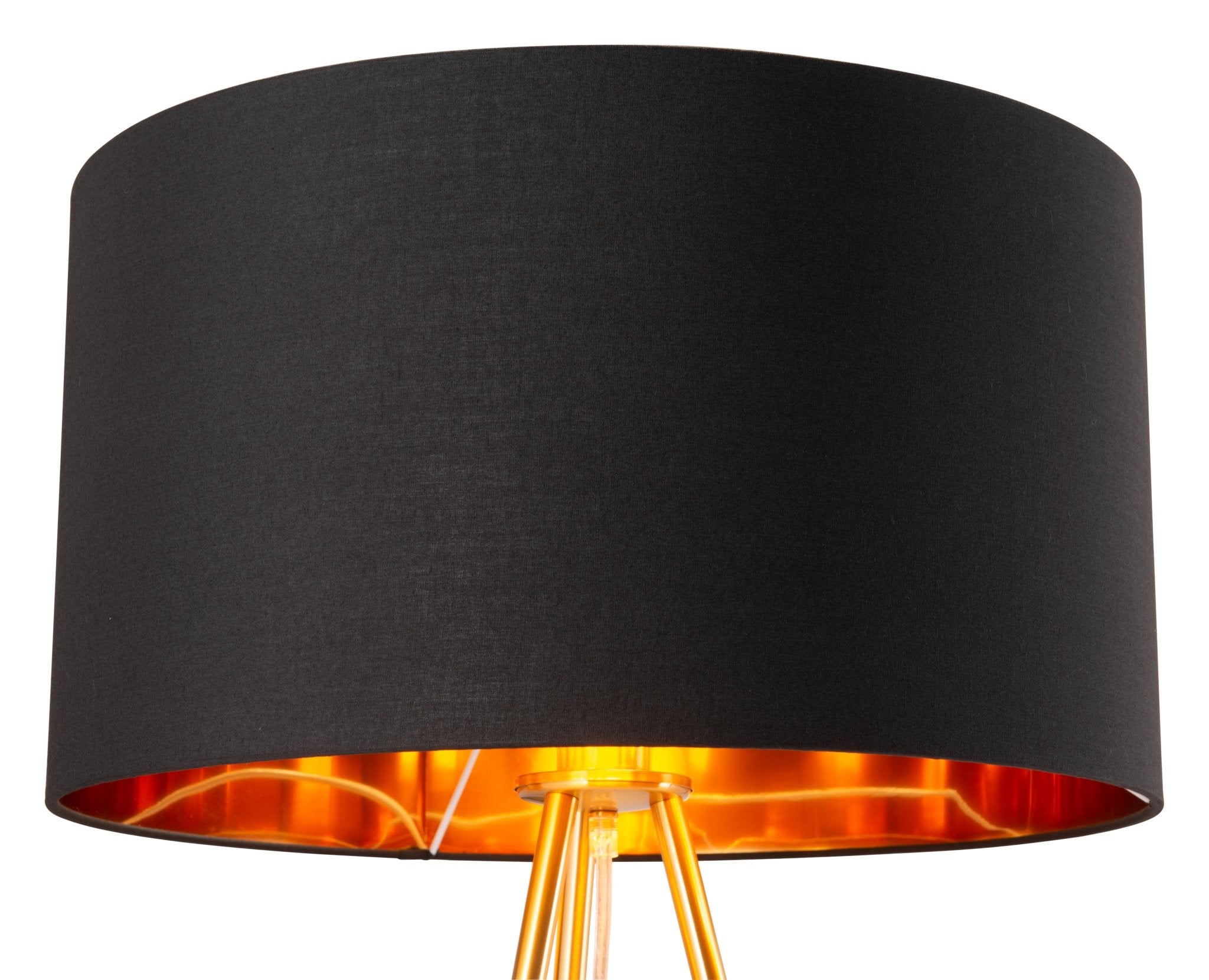 Mariel Floor Lamp Black & Gold - Cozy Roots Decor