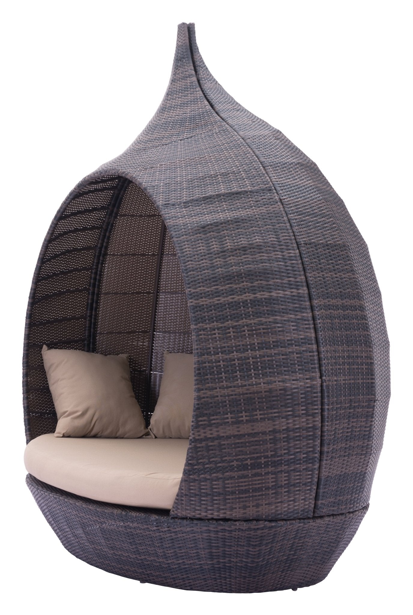 Martinique Beach Daybed Brown & Beige - Cozy Roots Decor