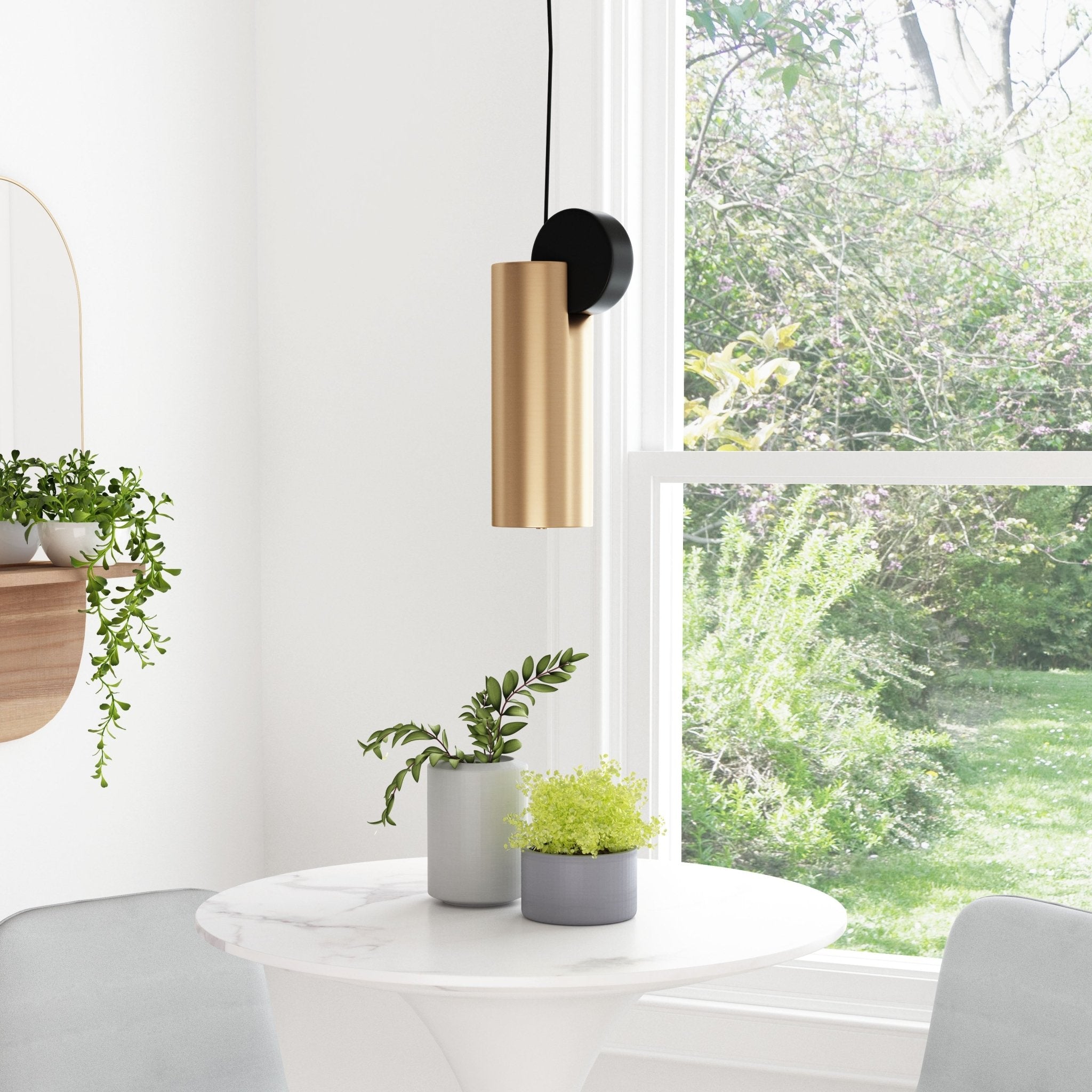 Martiza Ceiling Lamp Gold & Black - Cozy Roots Decor
