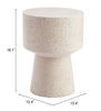 Masko Side Table Beige - Cozy Roots Decor