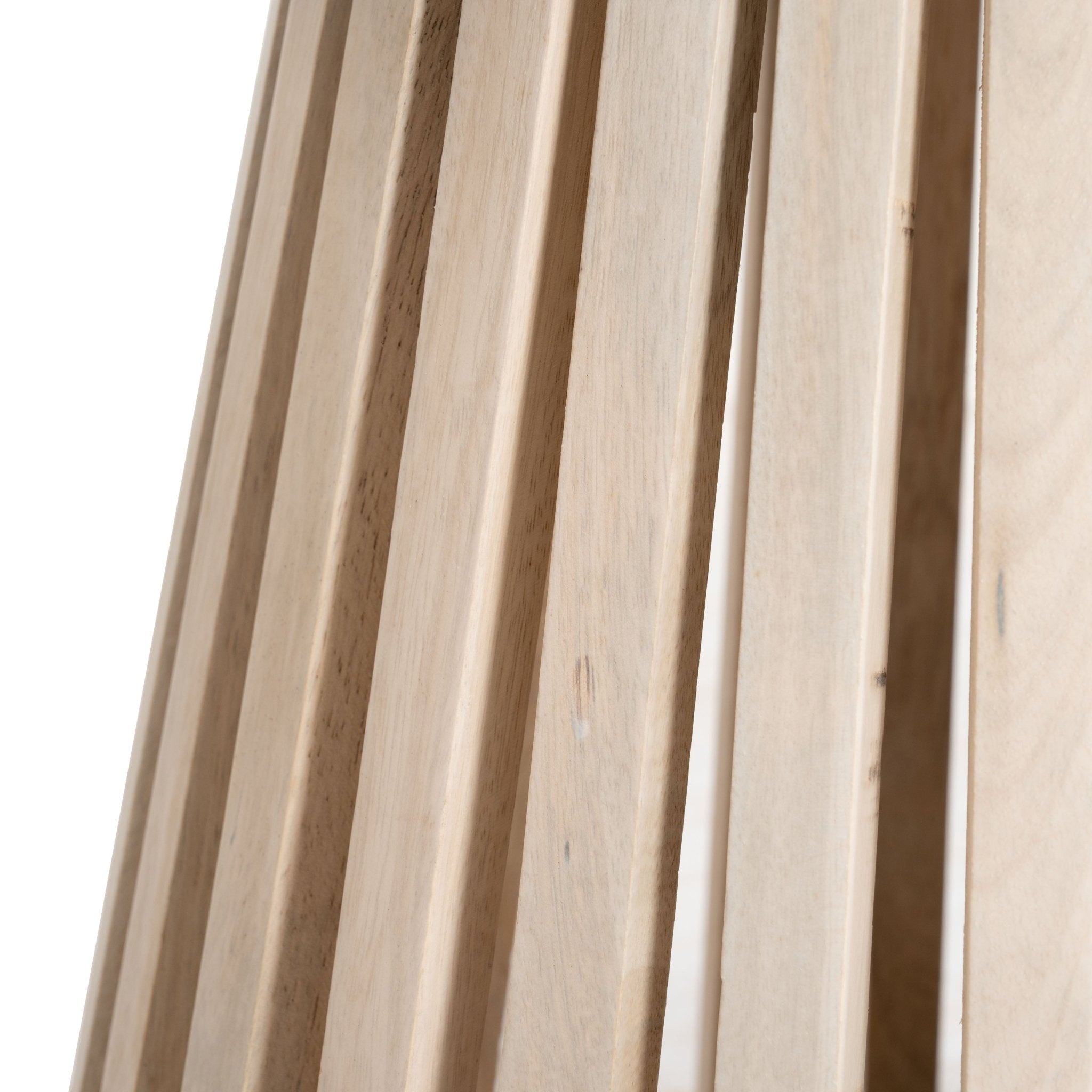 Mazara Side Table White & Natural - Cozy Roots Decor