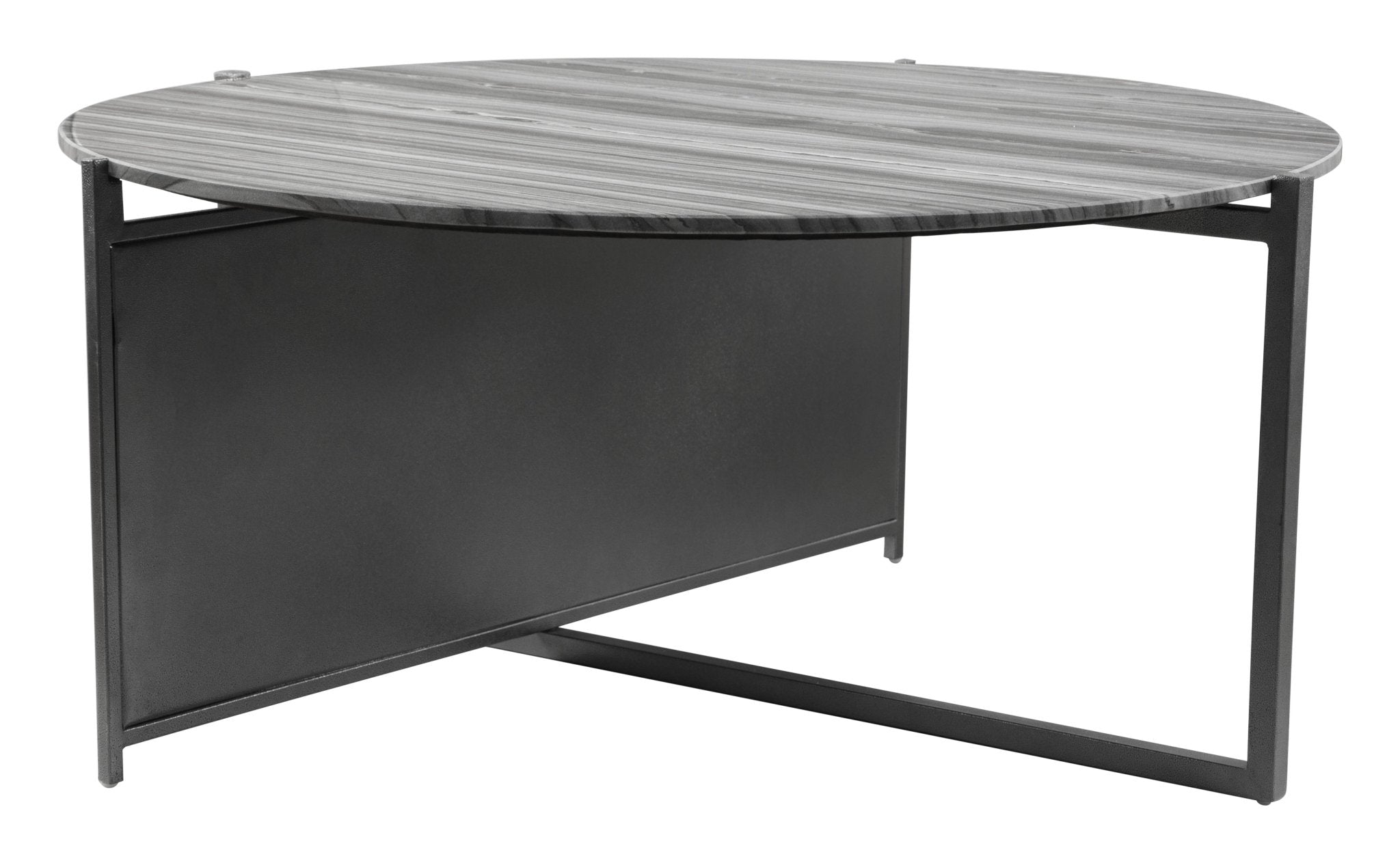 Mcbride Coffee Table Gray & Black - Cozy Roots Decor