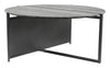 Mcbride Coffee Table Gray & Black - Cozy Roots Decor