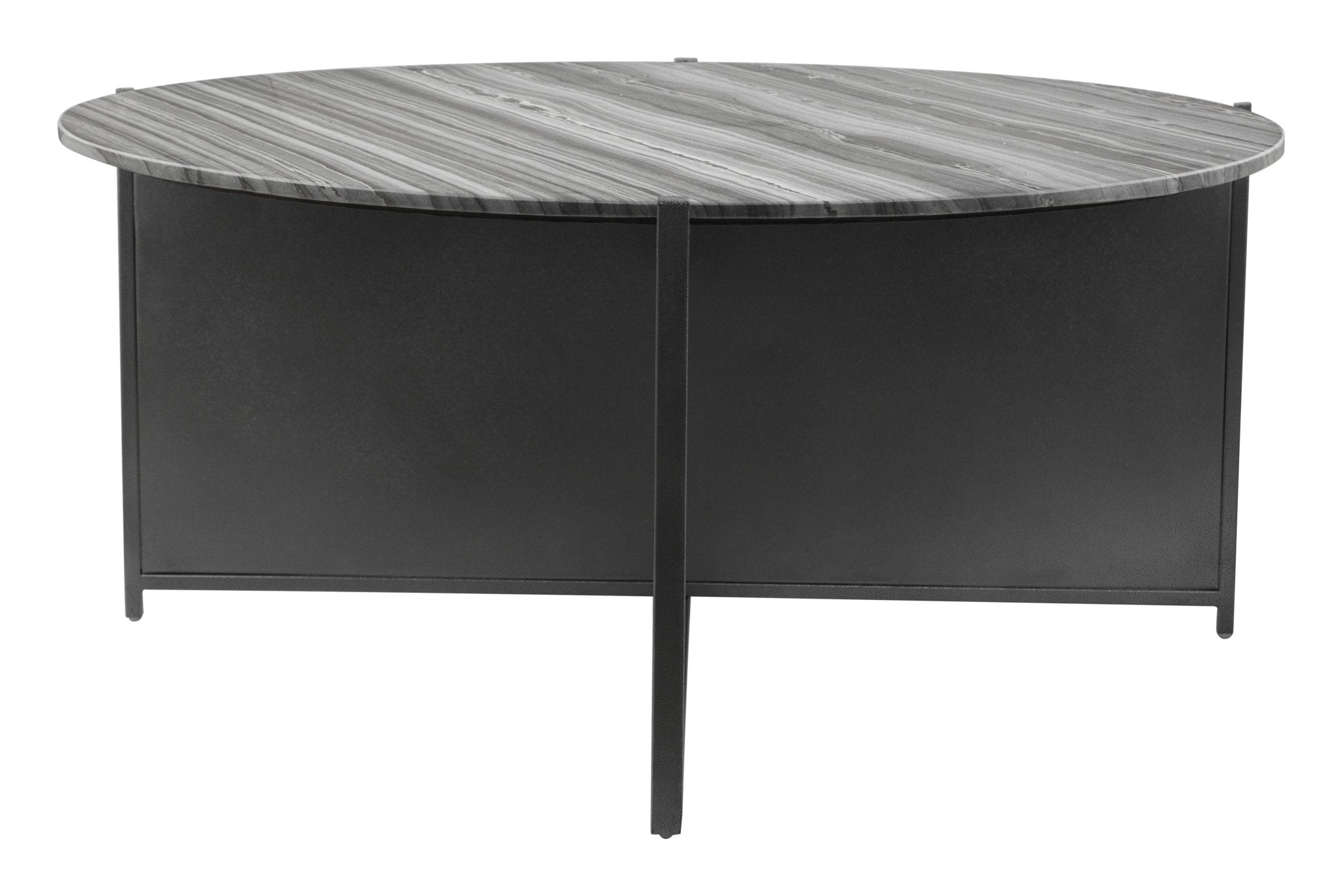 Mcbride Coffee Table Gray & Black - Cozy Roots Decor