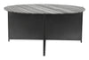 Mcbride Coffee Table Gray & Black - Cozy Roots Decor