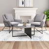 Mcbride Coffee Table Gray & Black - Cozy Roots Decor