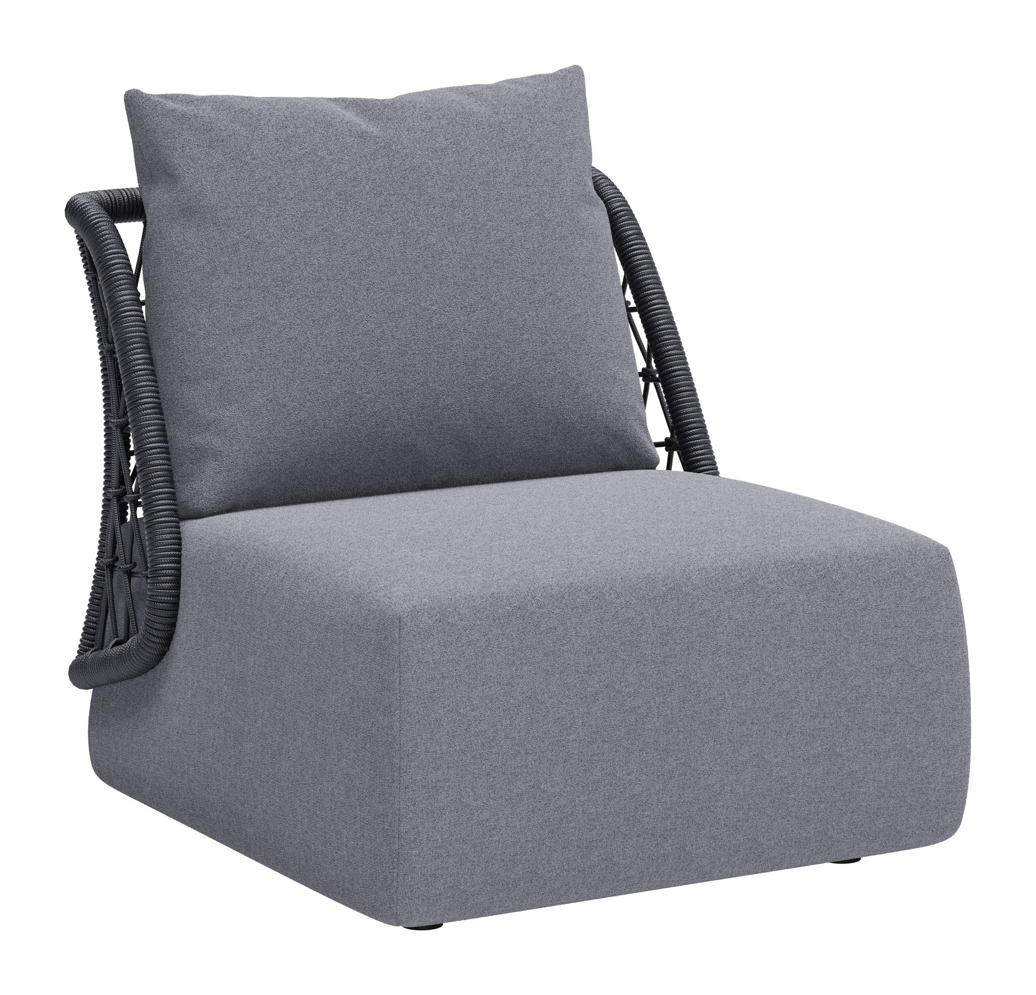 Mekan Accent Chair Gray - Cozy Roots Decor