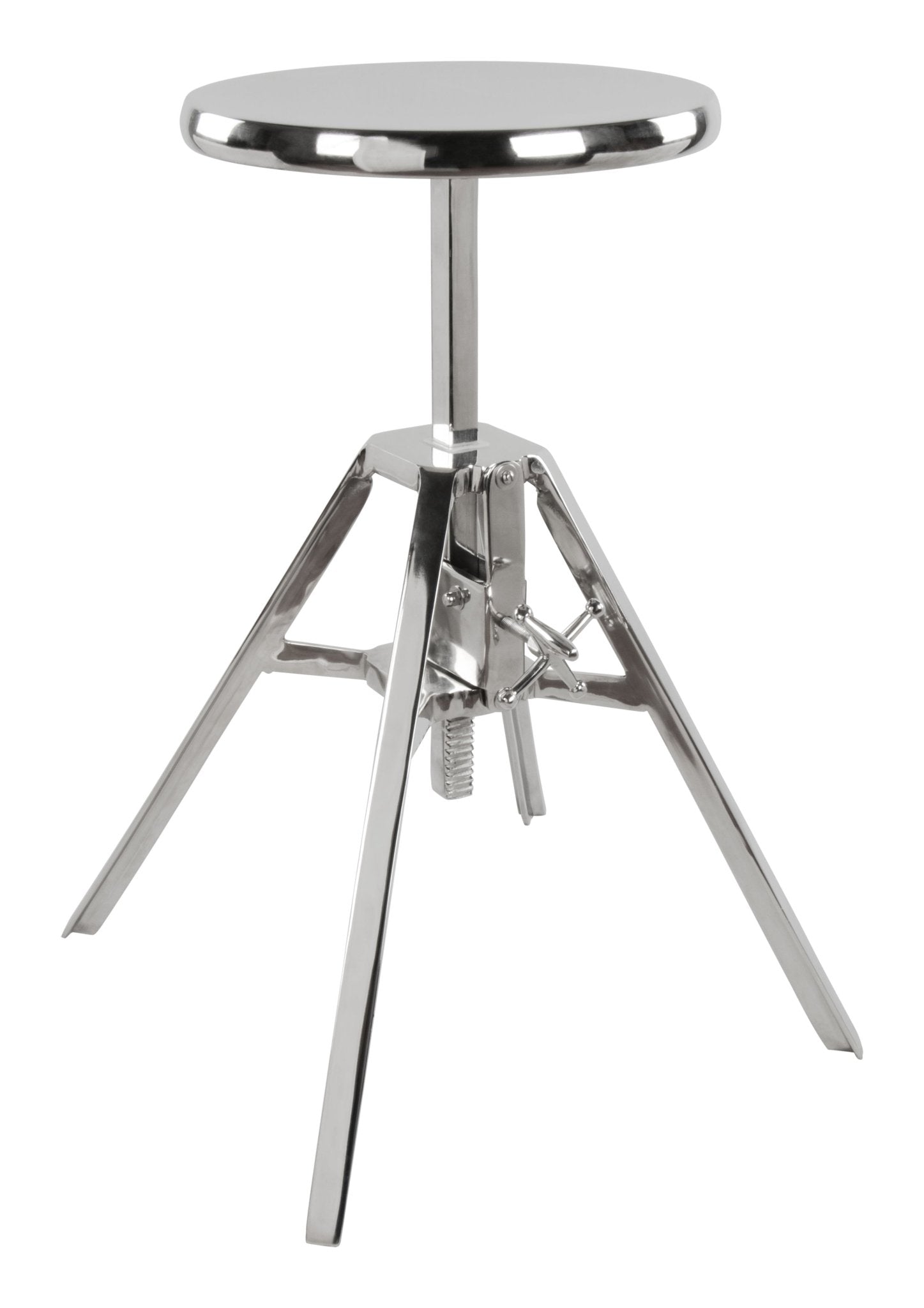 Mercy Counter Stool Silver - Cozy Roots Decor