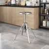 Mercy Counter Stool Silver - Cozy Roots Decor