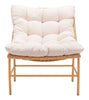 Merilyn Accent Chair Beige & Natural - Cozy Roots Decor
