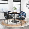 Merion Dining Chair (Set of 2) Multicolor Print & Black - Cozy Roots Decor