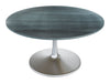 Metropolis Dining Table (60") Gray & Silver - Cozy Roots Decor