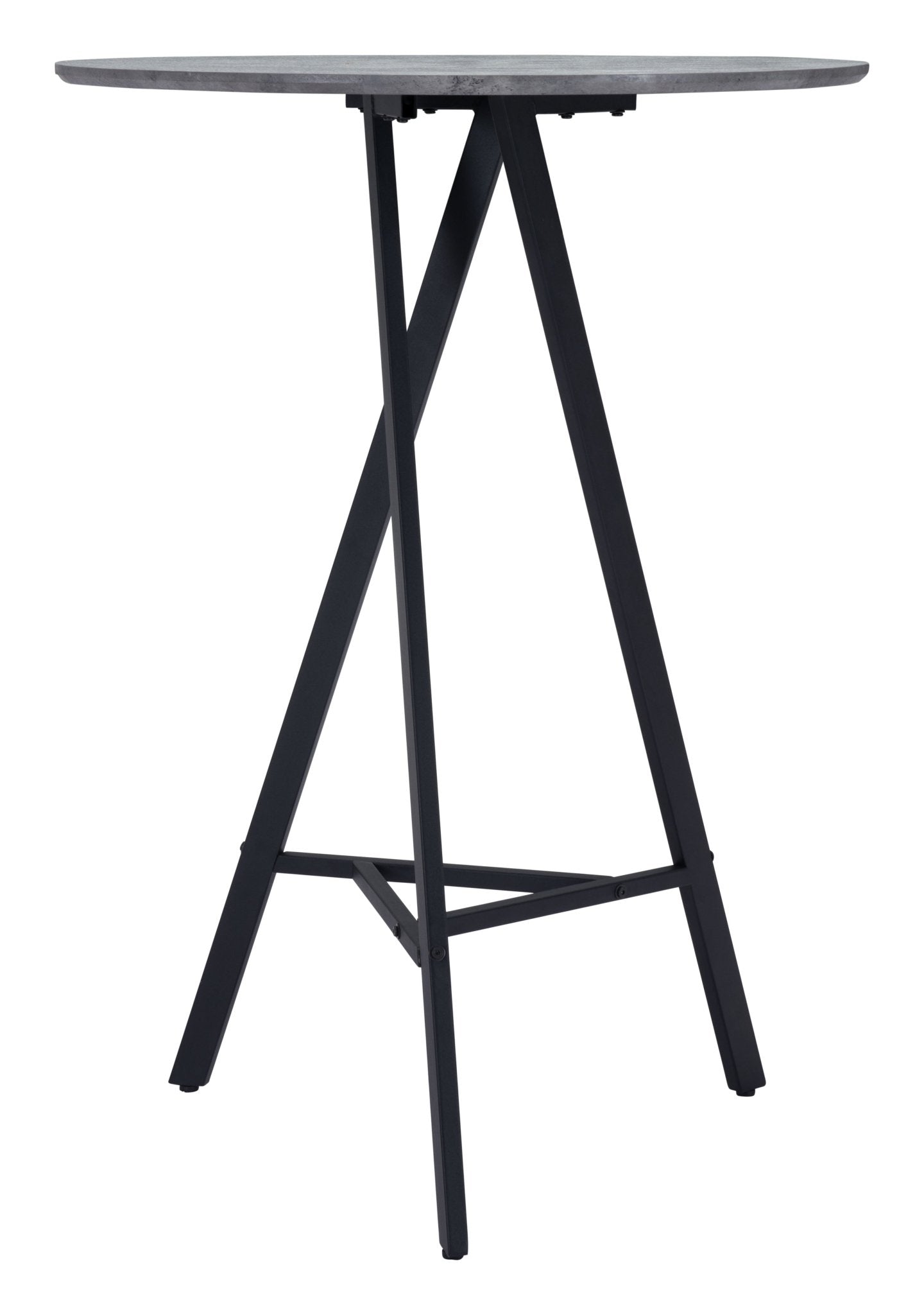 Metz Bar Table Gray - Cozy Roots Decor