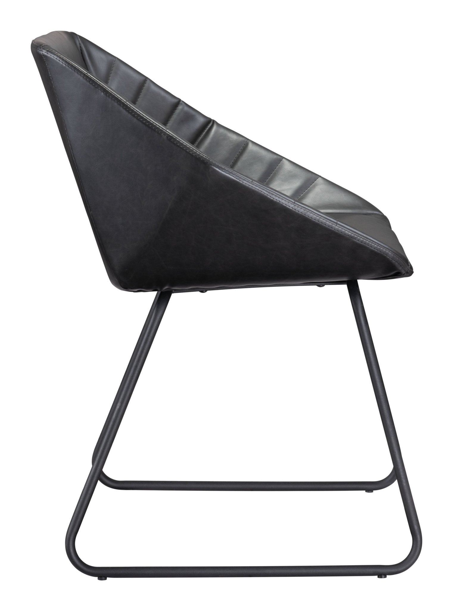 Miguel Dining Chair (Set of 2) Black - Cozy Roots Decor