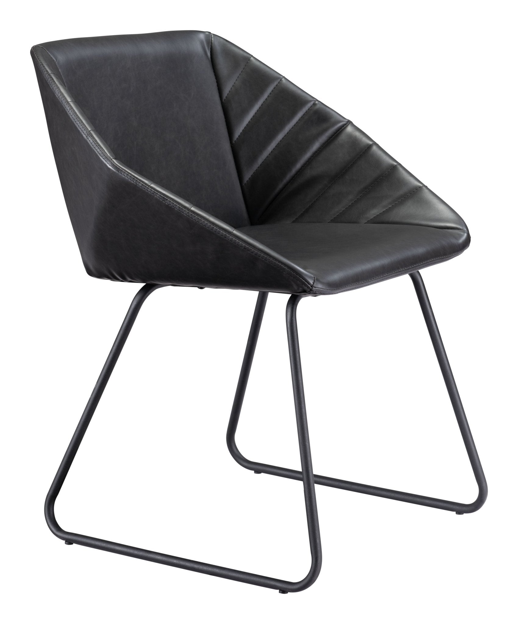 Miguel Dining Chair (Set of 2) Black - Cozy Roots Decor