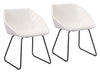 Miguel Dining Chair (Set of 2) White - Cozy Roots Decor
