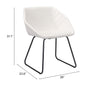 Miguel Dining Chair (Set of 2) White - Cozy Roots Decor