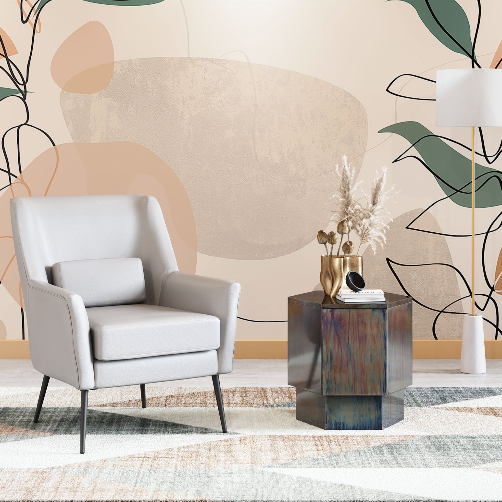 Mike Side Table Multicolor - Cozy Roots Decor