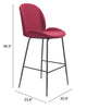 Miles Barstool Red - Cozy Roots Decor